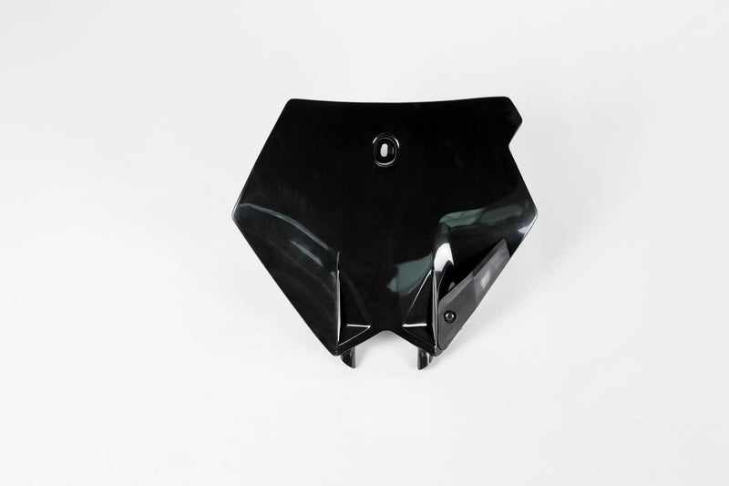 UFO Front Number Plate Black KTM