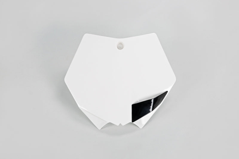 UFO Front Number Plate White KTM