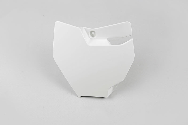 UFO Front Number Plate White KTM SX65