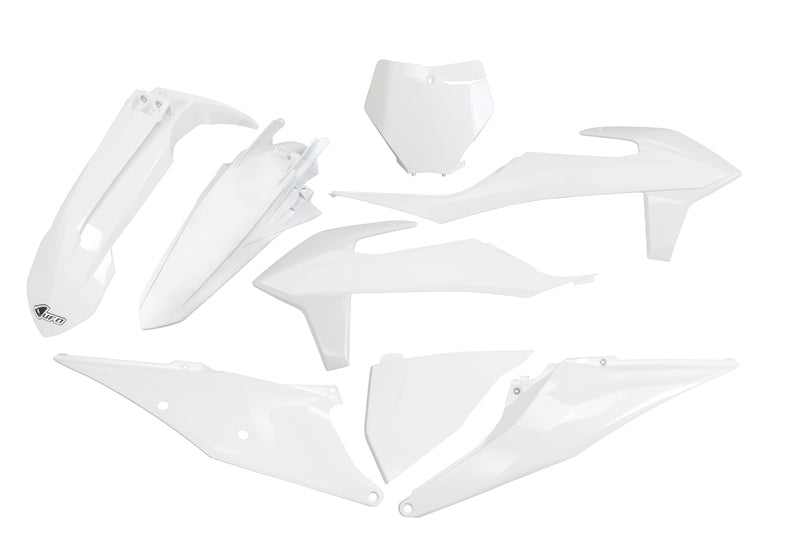UFO Plastic Kit White KTM SX/SX-F