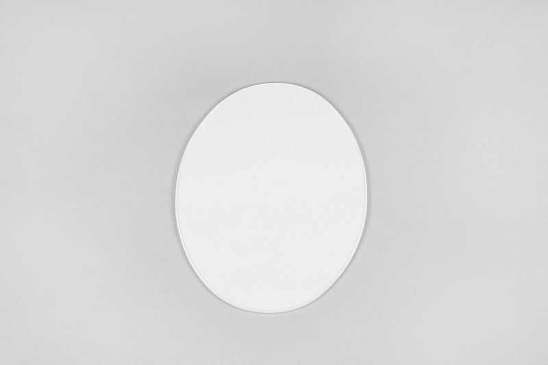 UFO Oval Front Plate Husqvarna White