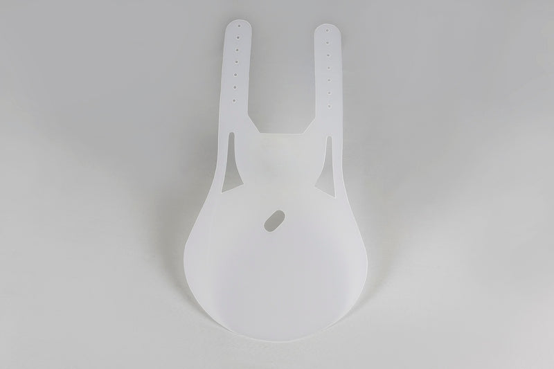 UFO Oval Front Plate Husqvarna Clear