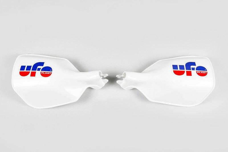 UFO Handguards White Drum Brake