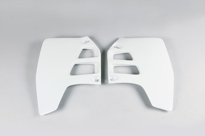 UFO Radiator Covers White Suzuki RM125/250