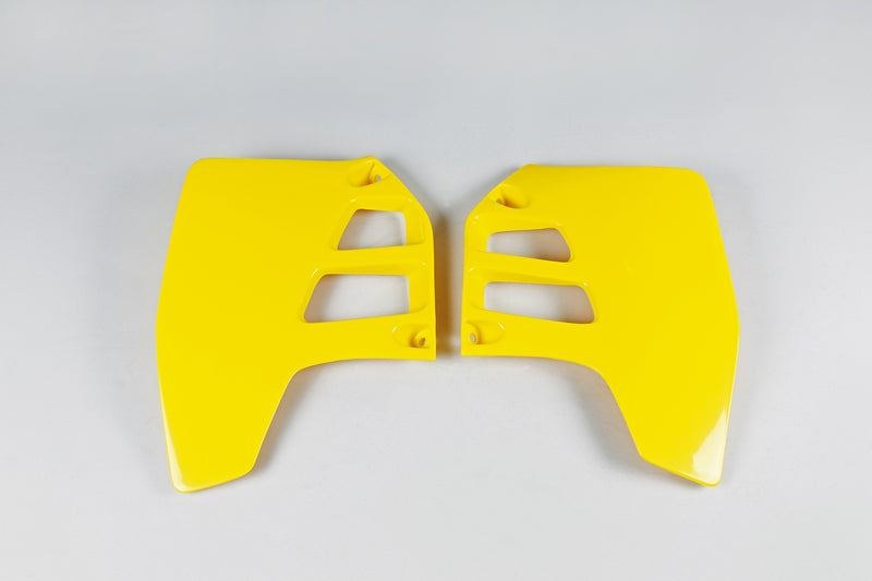 UFO Radiator Covers Yellow Suzuki RM125/250
