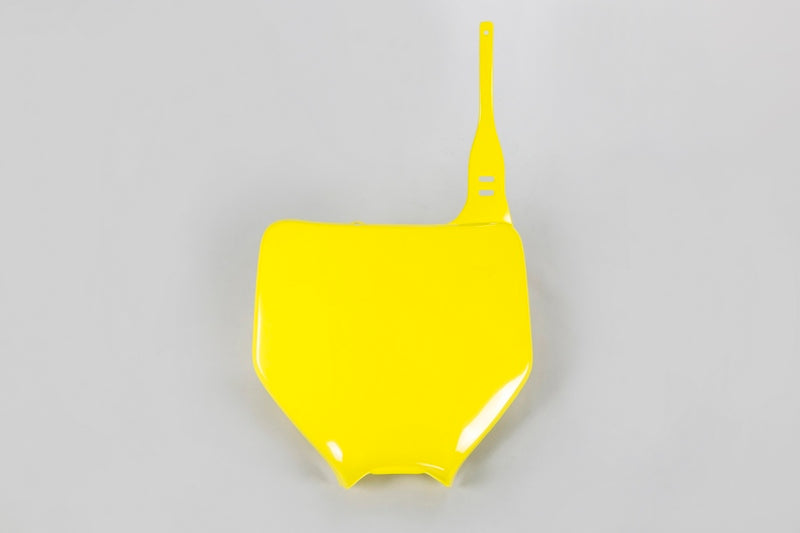 UFO Front Number Plate Yellow Suzuki RM-Z250