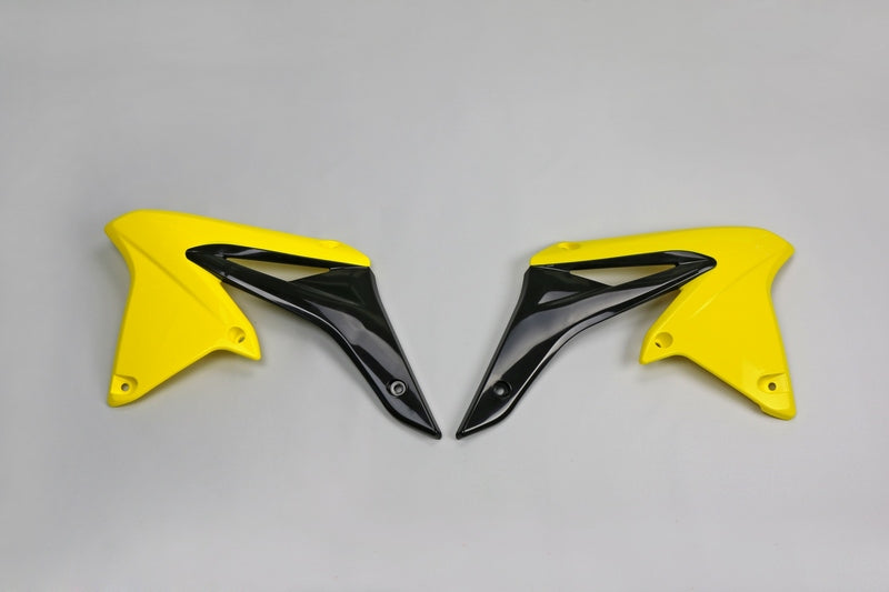 UFO Radiator Covers Yellow Suzuki RM-Z250