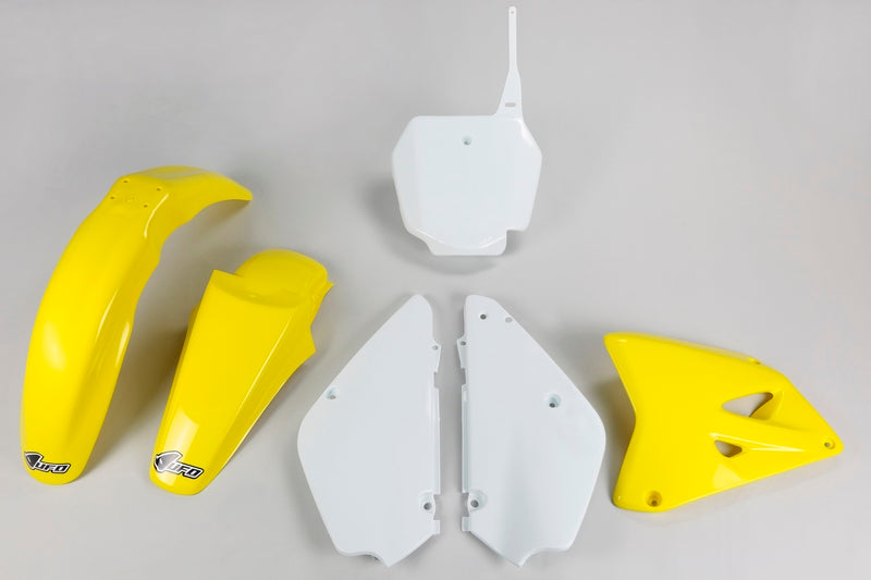 UFO Plastic Kit OEM Color Yellow/White (02-17) Suzuki RM85