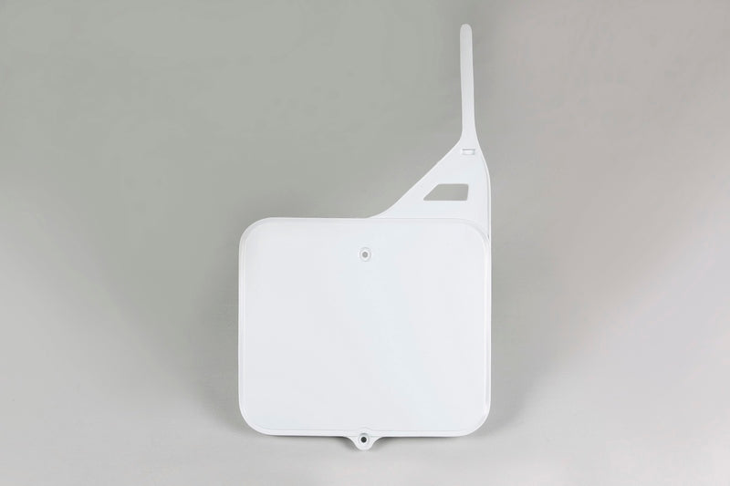 UFO Front Number Plate White TM
