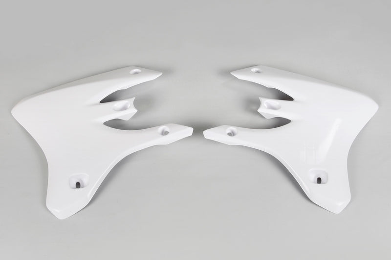 UFO Radiator Covers White Yamaha WR250F/450F