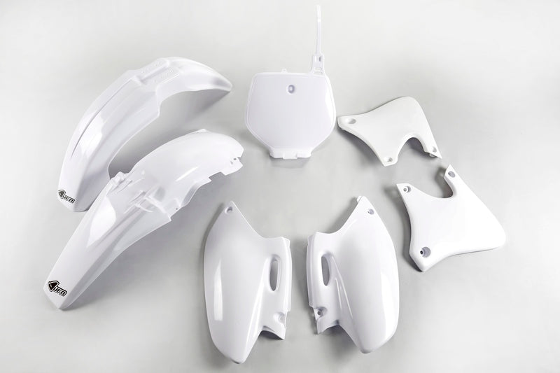 UFO Plastic Kit OEM Color White (98) Yamaha YZ400F