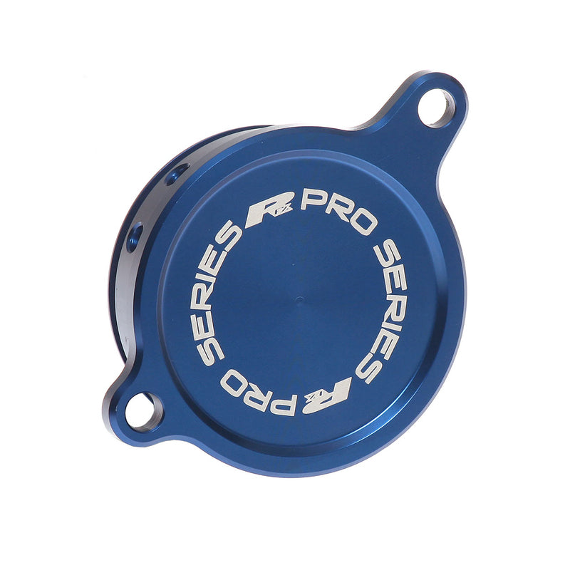RFX Pro Series Oil Filter Cover - Blue