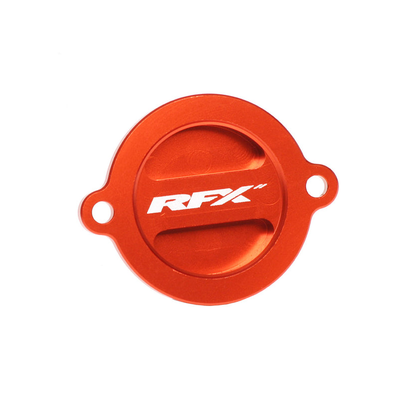 RFX Pro Series Oil Filter Cover - Orange