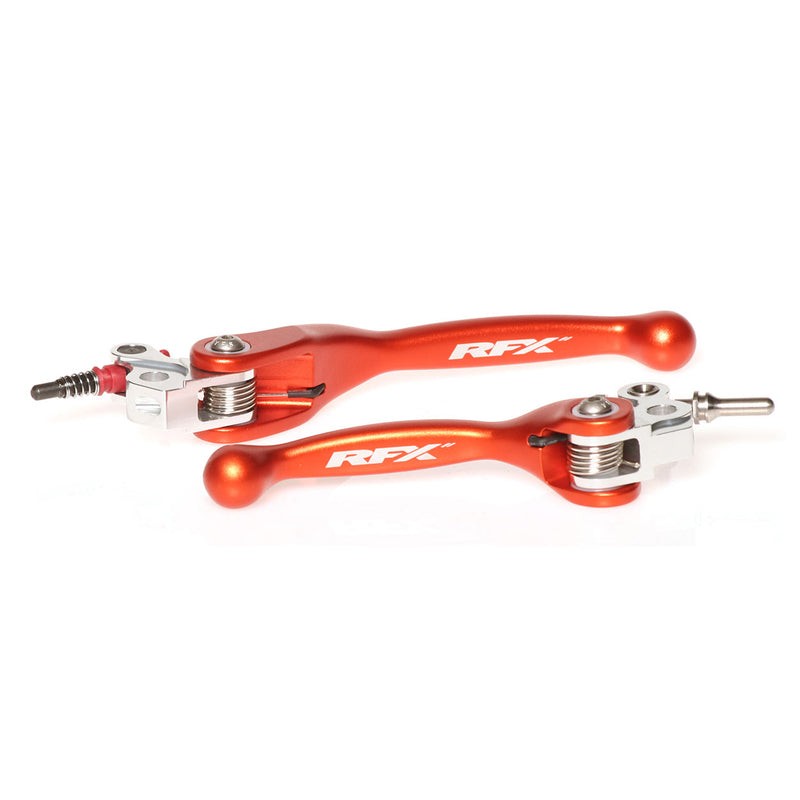 RFX Race Series Flexible Levers Set - Orange