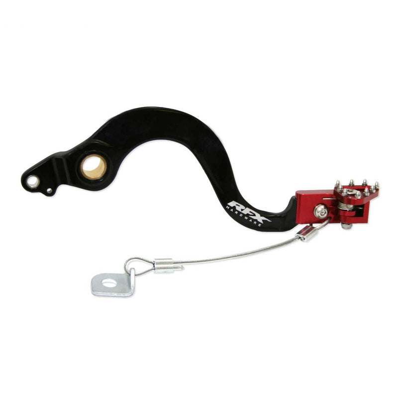 RFX Pro Series Flexi-Tip Rear Brake Lever - Black/red