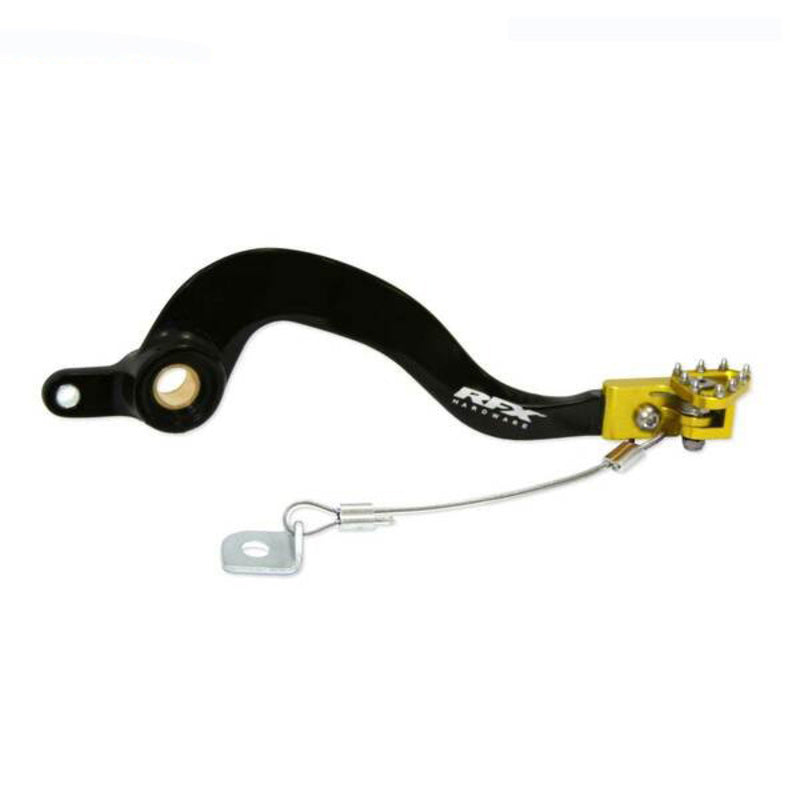 RFX Pro Series Solid-Tip Rear Brake Lever - H/a Black/yellow