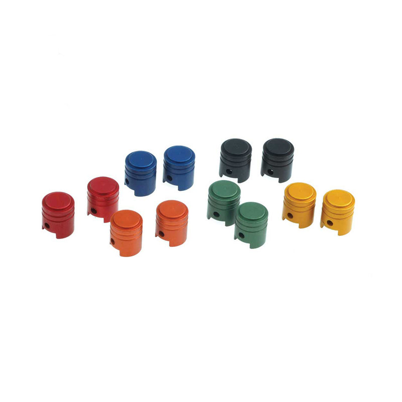 RFX Sport Series Valve Caps 2pcs - Piston/blue