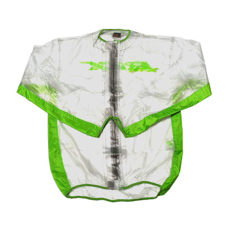 RFX Sport Series Wet Jacket Size Adult Size M - Clear/green