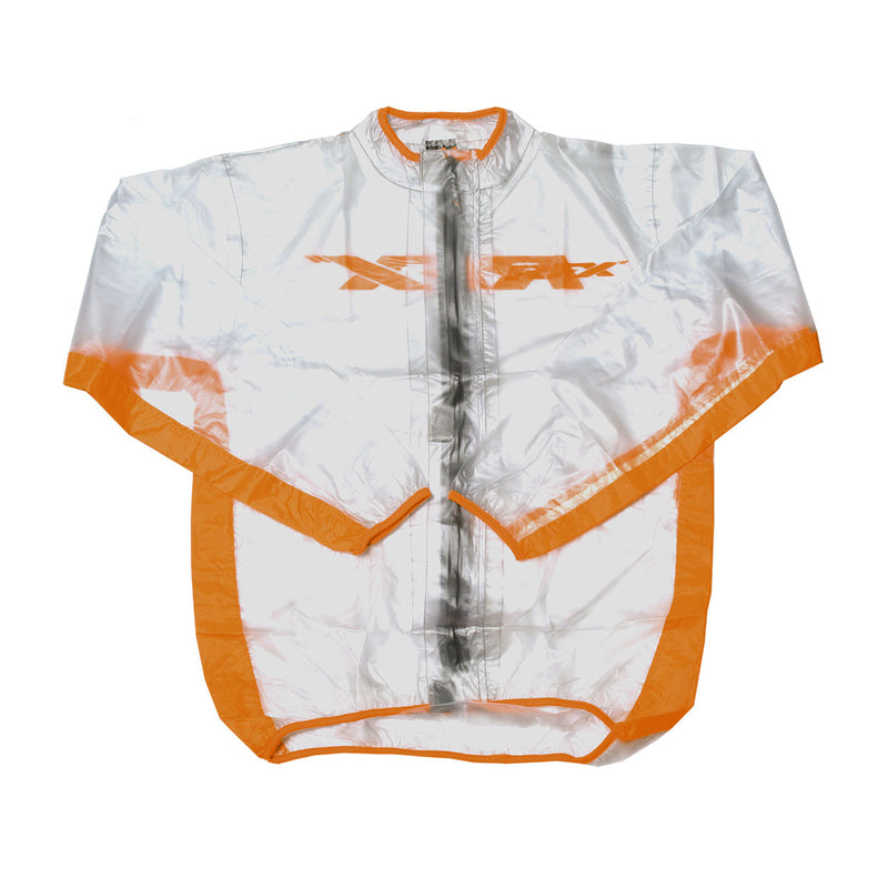 RFX Sport Series Wet Jacket Size Adult Size 3XL - Clear/orange