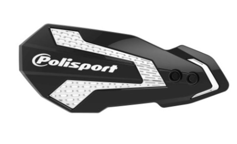 POLISPORT Handguard MX Flow - Black/White