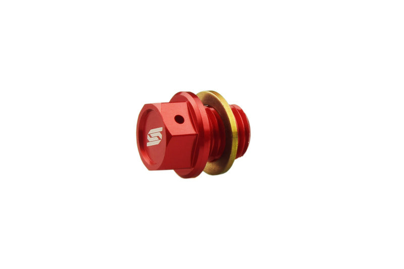 SCAR Magnetic Oil Drain Plug Red