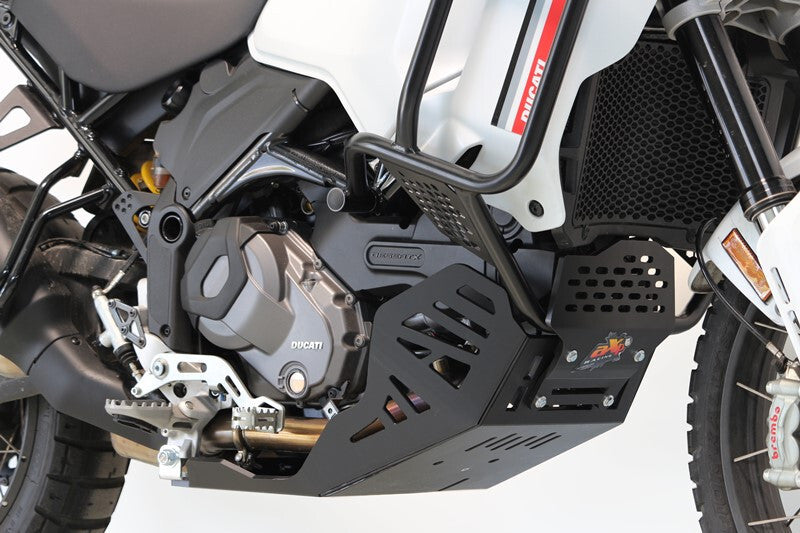 AXP Adventure Skid Plate - HDPE 8mm - for Hepco & Becker Crash Bars