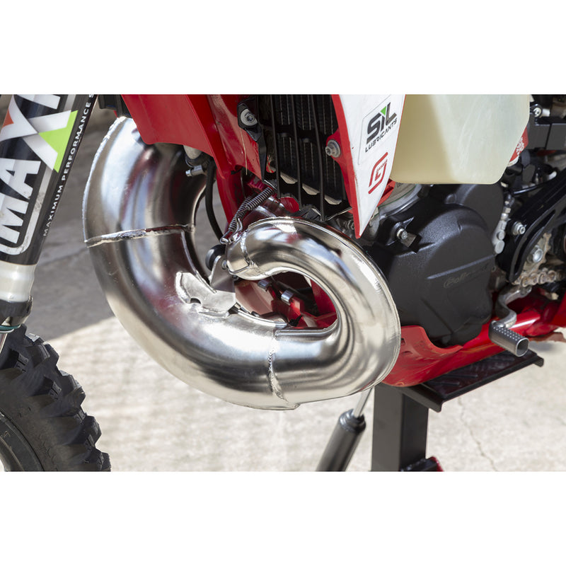 S3 Exhaust Steel Pipe - Platinium Finish