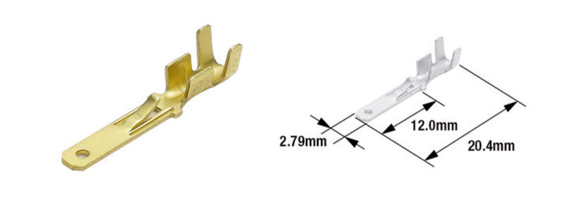 TOURMAX Electrical Male Terminal Pin Type 110 (100 pcs.)
