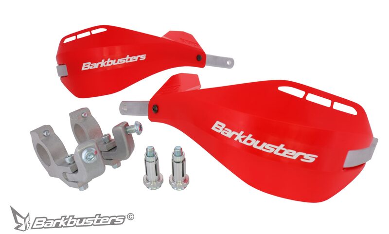 BARKBUSTERS EGO Handguards Two Point Mount Red (Tapered)