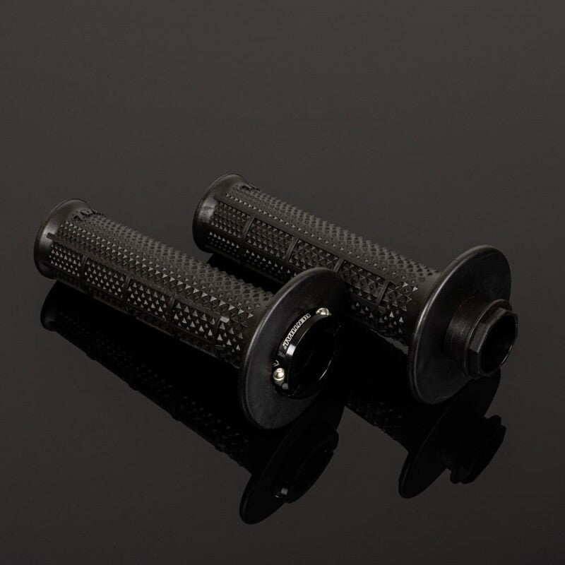 RENTHAL MX R-Works Lock-On UltraTacky™ Tapered Grips - Half Waffle