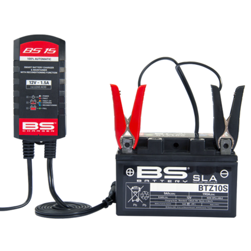 BS BATTERY BS15 Smart Battery Charger