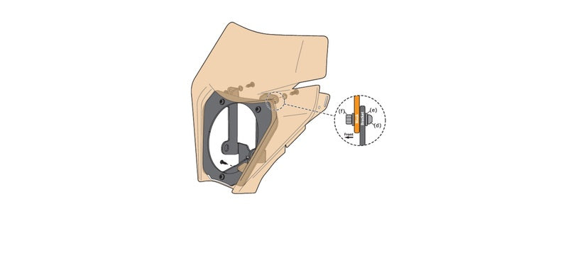 DENALI LED Headlight Bracket