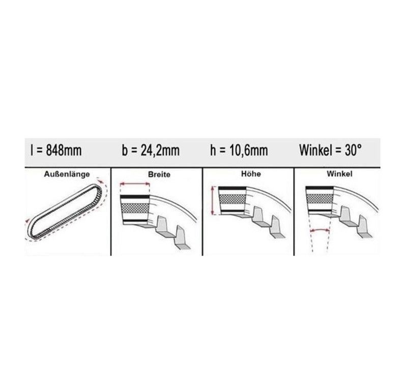 BANDO Premium Transmission Belt Variomatic
