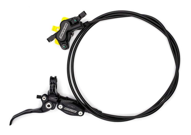 BRAKING RM4 Rotating Master Cylinder Set - Black Kevlar Hose Ø5 mm