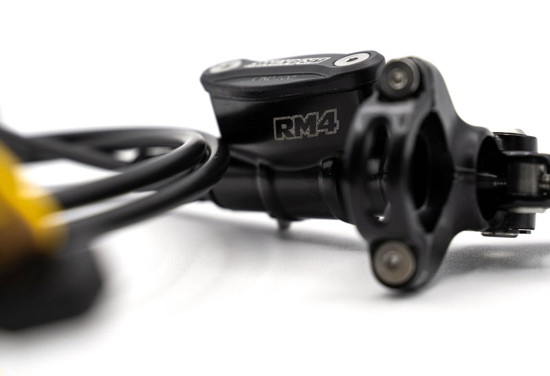 BRAKING RM4 Rotating Master Cylinder Set - Black Kevlar Hose Ø5 mm