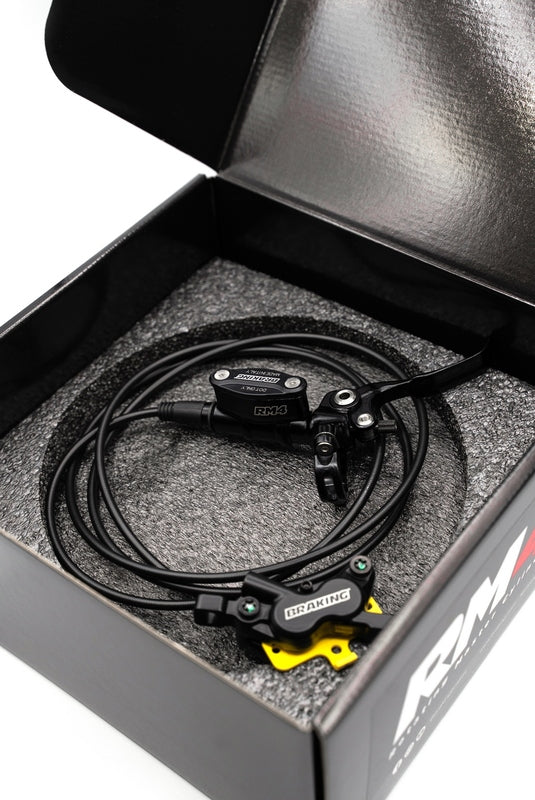 BRAKING RM4 Rotating Master Cylinder Set - Black Kevlar Hose Ø5 mm