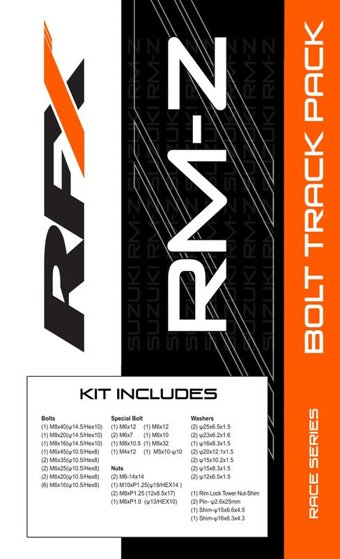 RFX Race Series Bolts and Nuts Track Pack
