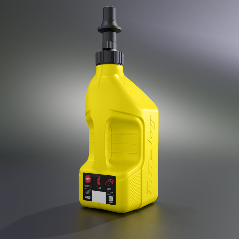 TUFF JUG 2.5G/10L Yellow Tuff Jug with Black Ripper Cap G3