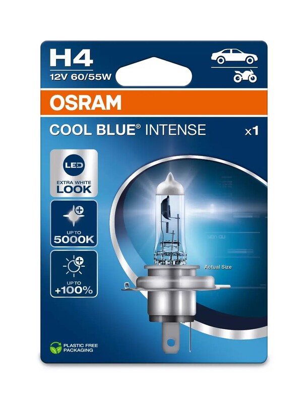 OSRAM Cool Blue Intense Bulb H4 12V/60/55W - X1