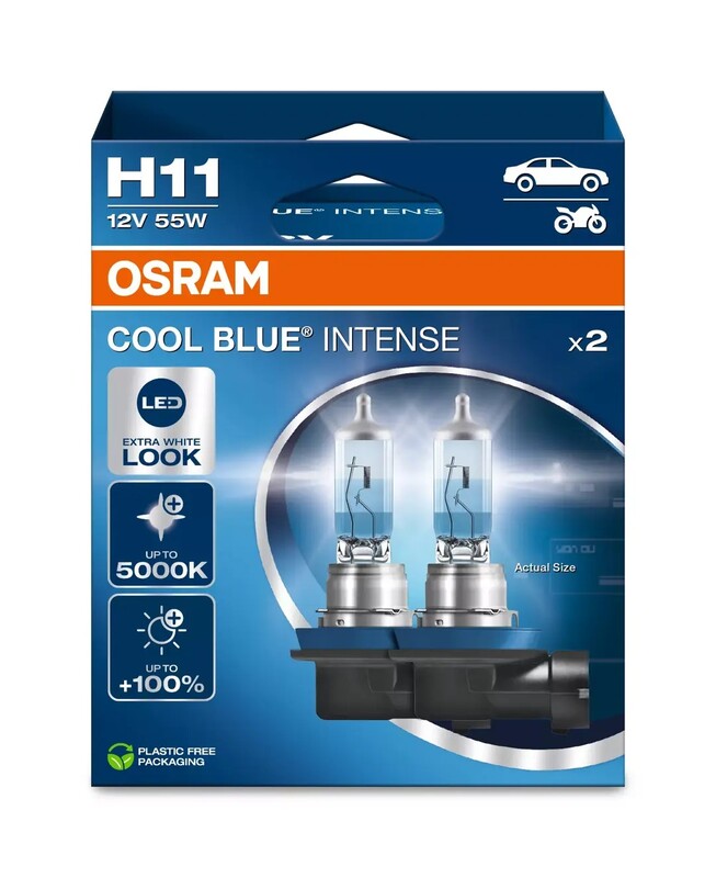 OSRAM Cool Blue Intense Bulb H11 12V/55W - x2