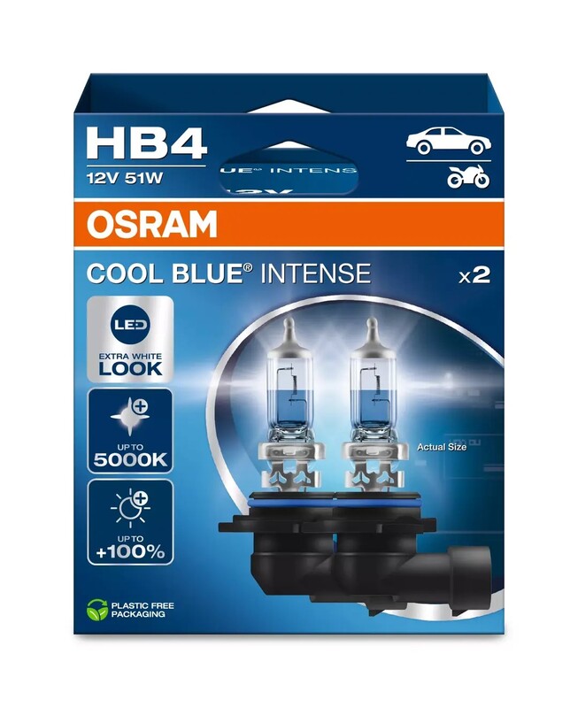 OSRAM Cool Blue Intense Bulb HB4 12V/51W - x2