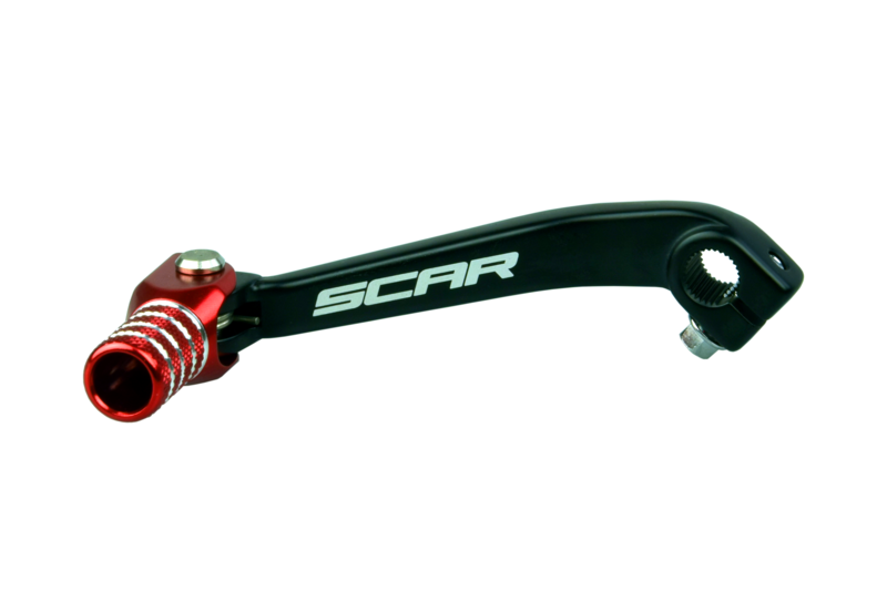 SCAR Gear Shift Lever Black/Red Endpiece