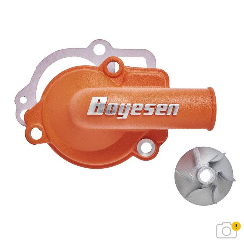 BOYESEN SuperCooler Water Pump Cover + Impeller Kit - Orange