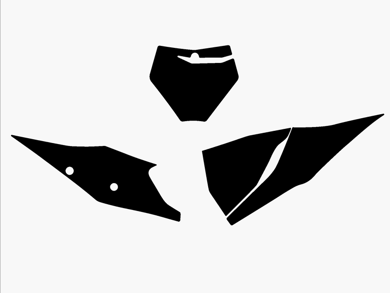 BLACKBIRD Plate Stickers - TM EN