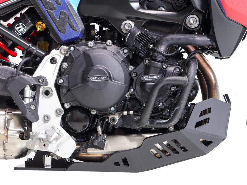 AXP Adventure Skid Plate - HDPE 8mm - for Outback Motortek Crash Bars