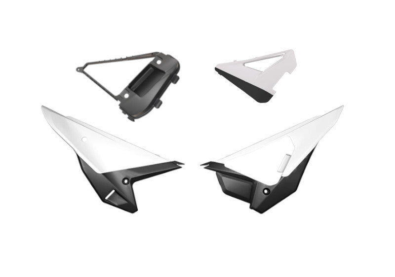 RACETECH Revolution Side Panels Kit - White