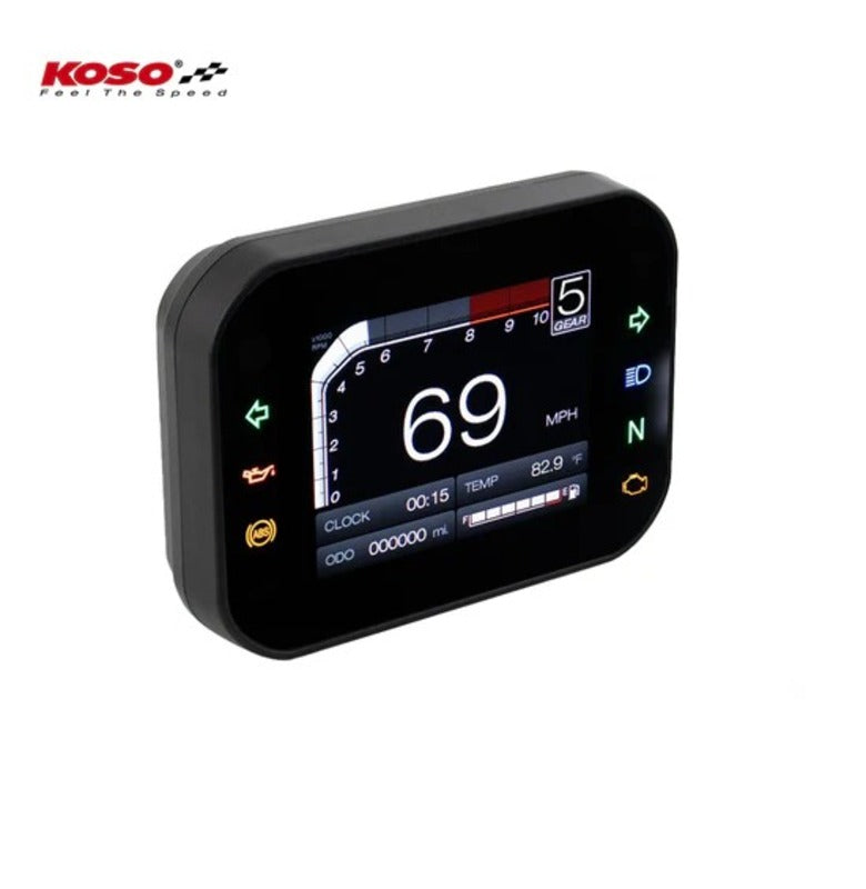 KOSO RX-3S TFT-Multifunction Meter 15,000 RPM
