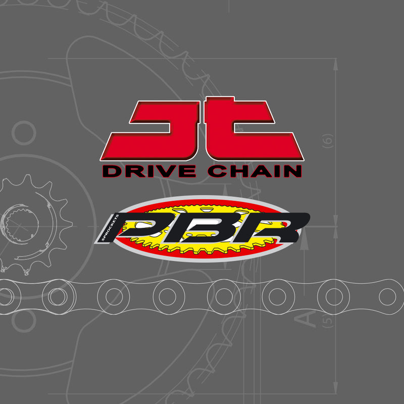 JT/PBR Chain Kit 520HDS 14/48 Standard - Ultra-Light Rear Sprocket