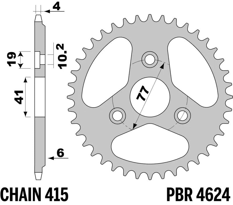 AFAM Chain kit 520 XSR - 15/48-114 - Steel Standard Rear Sprocket