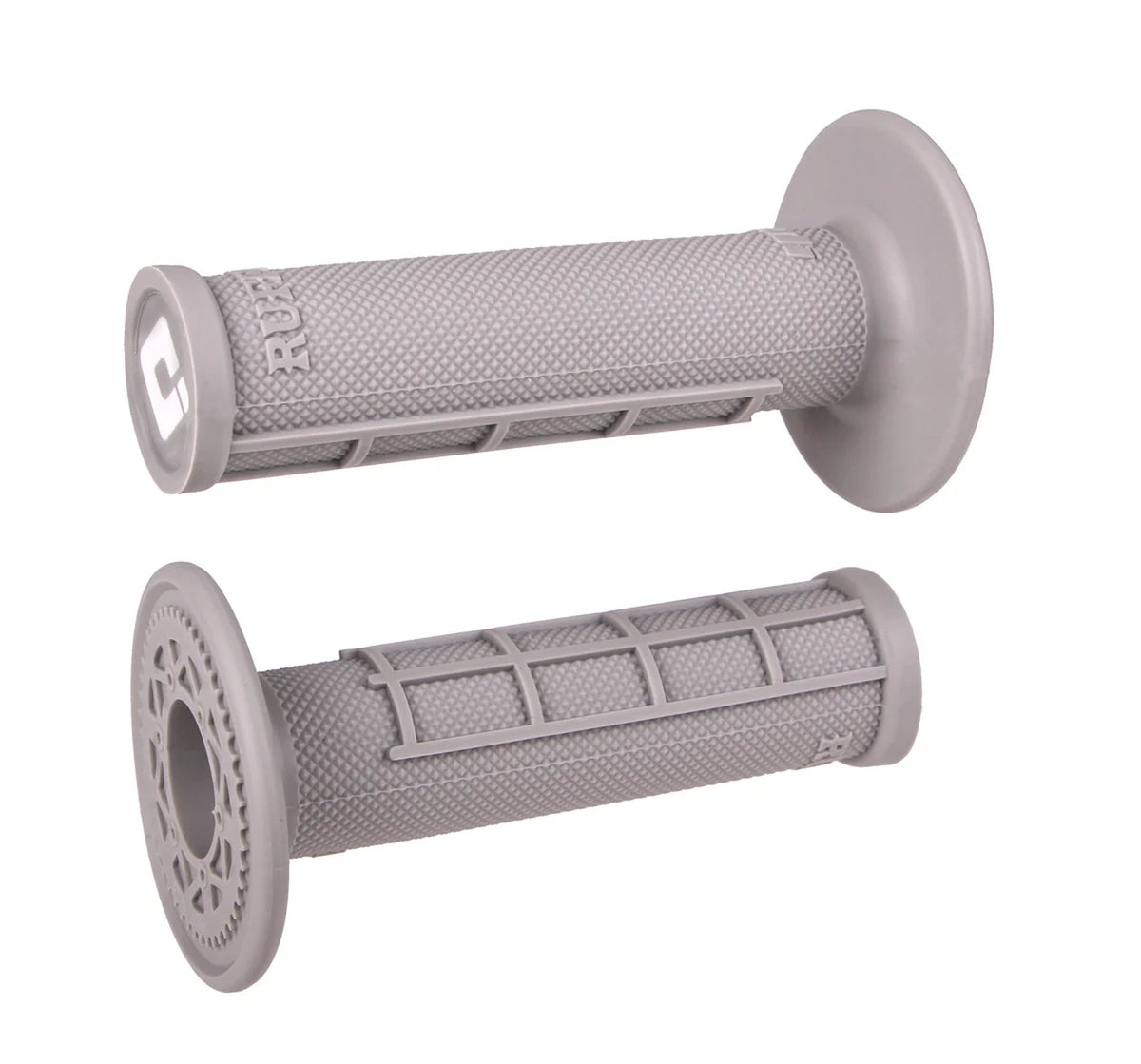 ODI Glue-On Grip Half-Waffle MX Single-Ply (Ruffian) Grey-Soft